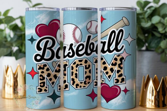 Baseball Mom Leopard Print Tumbler Graphics & Wraps Review