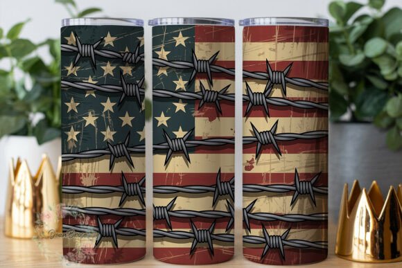 Distressed Flag Tumbler Wraps Graphics Review