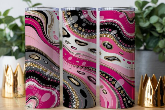 Pink Glitter Animal Print Tumbler Wraps Graphics Review