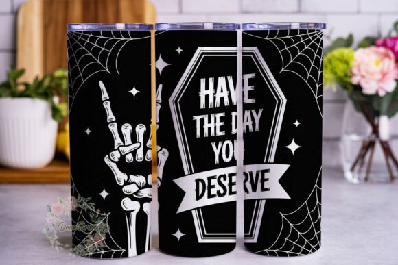 Spooky Gothic Spiderweb 20oz Tumbler Graphics & Wraps